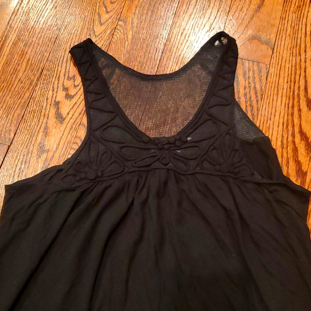 Black Rebecca Taylor top, sz 6, NEW